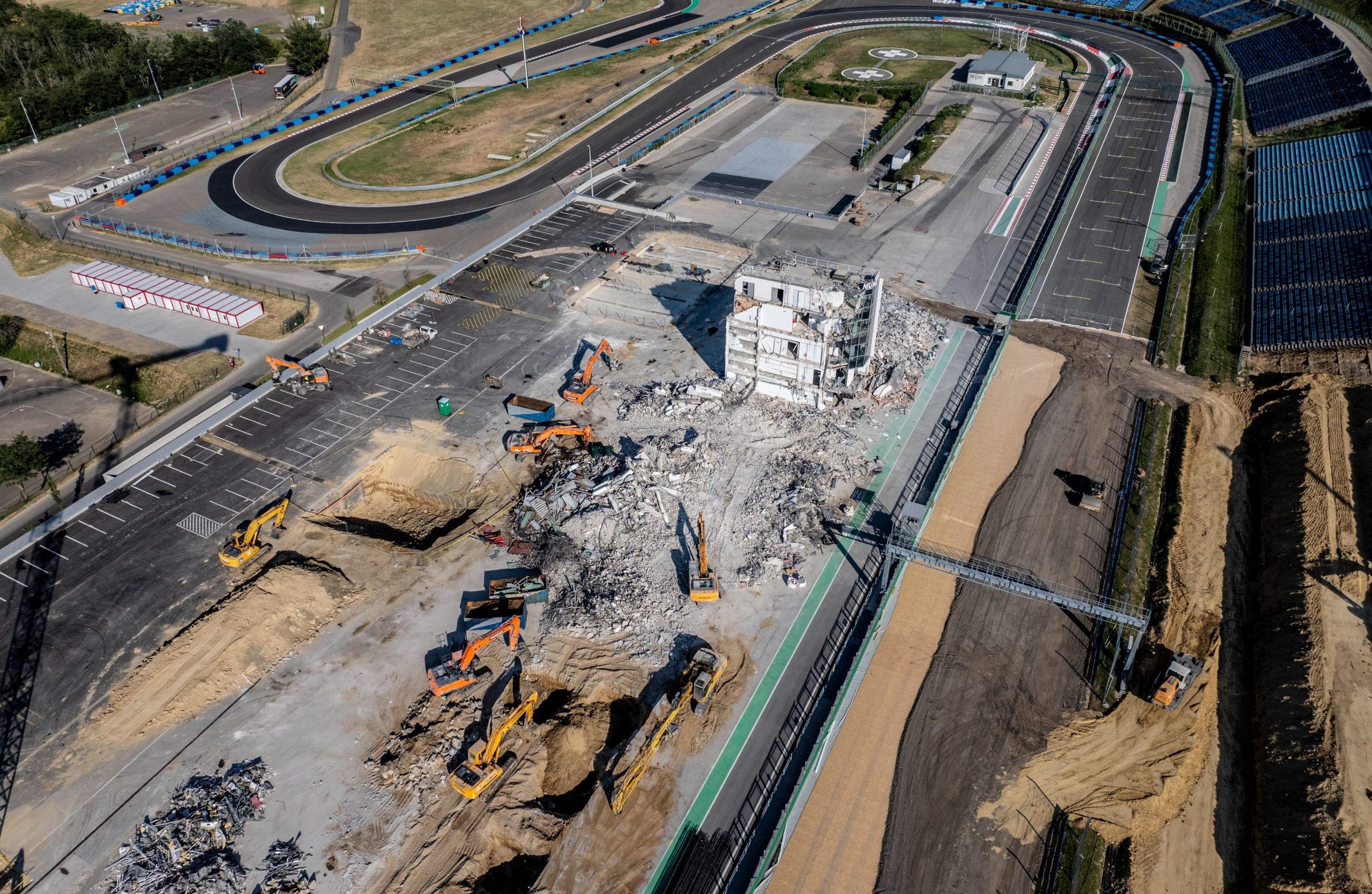 travaux circuit hungaroring Budapest