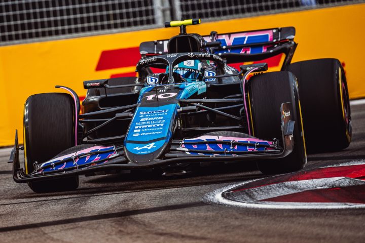 Pierre Gasly (Alpine) lors du Grand Prix de Singapour 2024 - ©️ Alpine