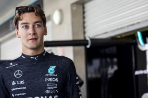 George Russell absent de la journée média à Bakou