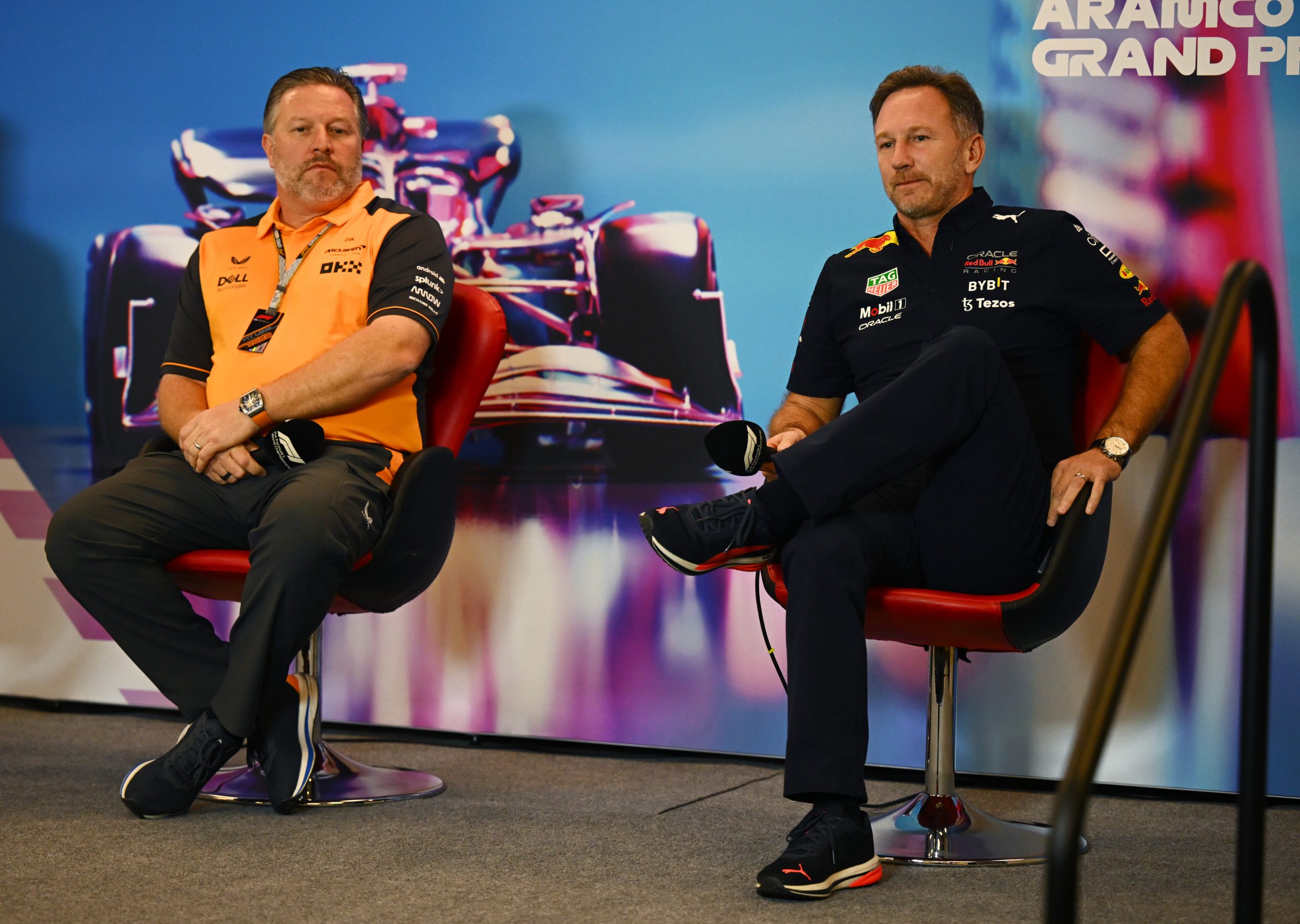 Zak Brown (McLaren) et Christian Horner (Red Bull) - ©️ Red Bull Content Pool