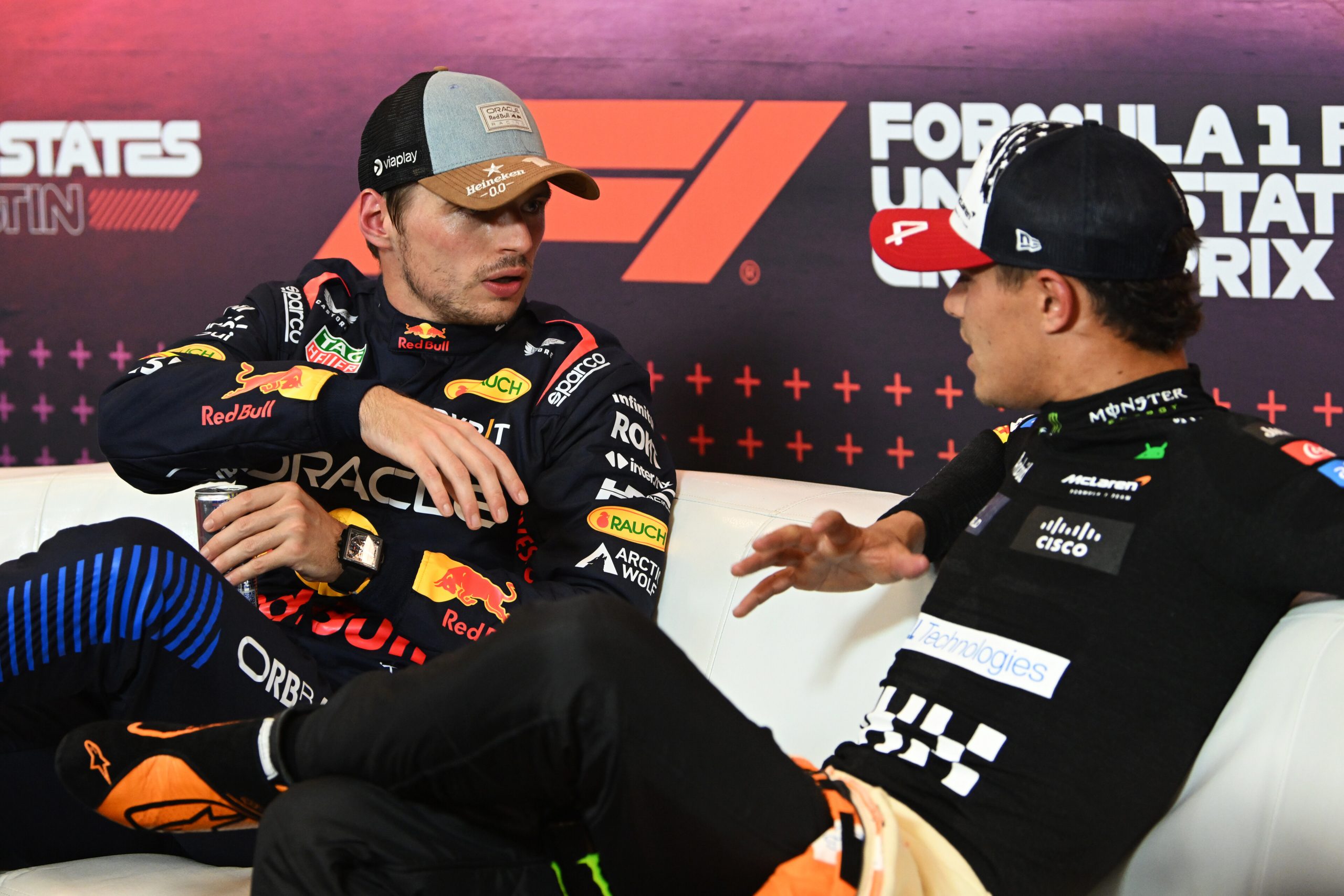 Max Verstappen (Red Bull) et Lando Norris (McLaren) - ©️ Red Bull Content Pool