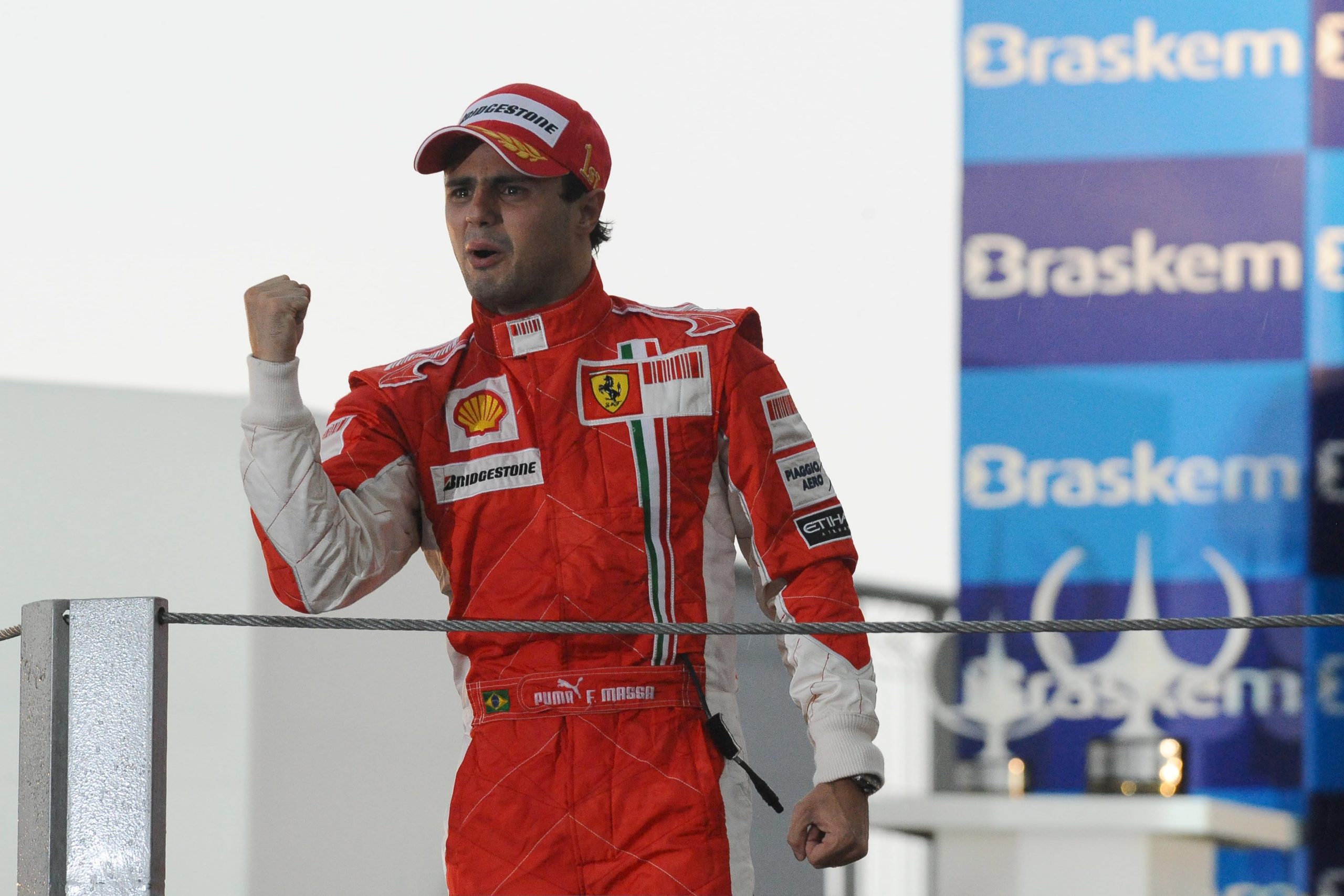 Felipe Massa (Ferrari) lors du Grand Prix du Brésil 2008 - ©️ Ferrari