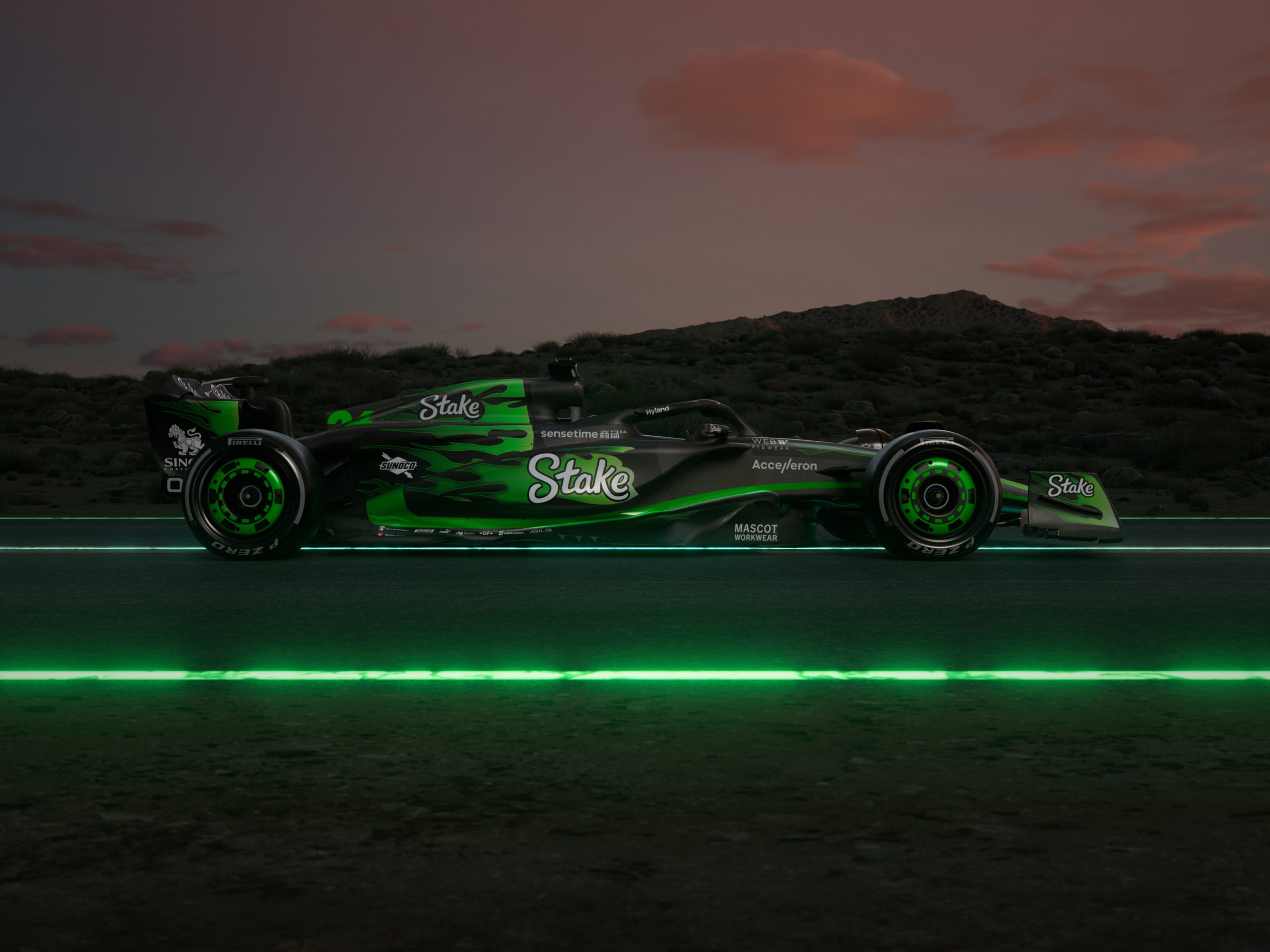 La livrée spéciale Sauber pour le Grand Prix de Las Vegas 2024 - ©️ Sauber