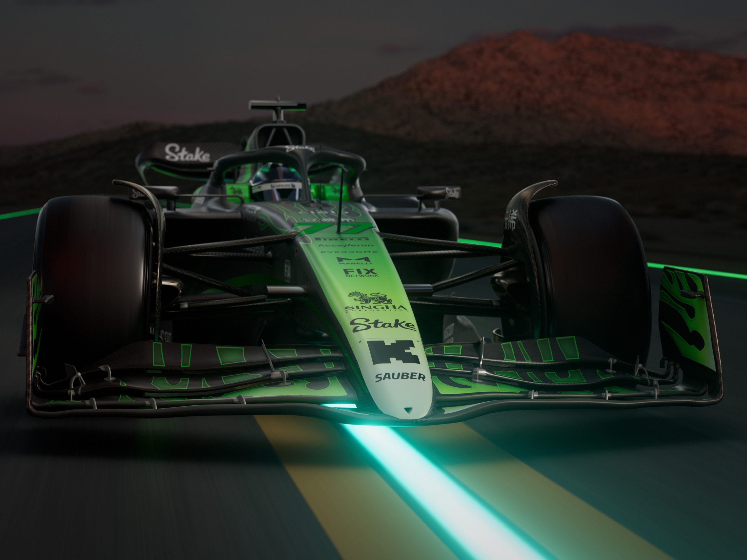 La livrée spéciale Sauber pour le Grand Prix de Las Vegas 2024 - ©️ Sauber