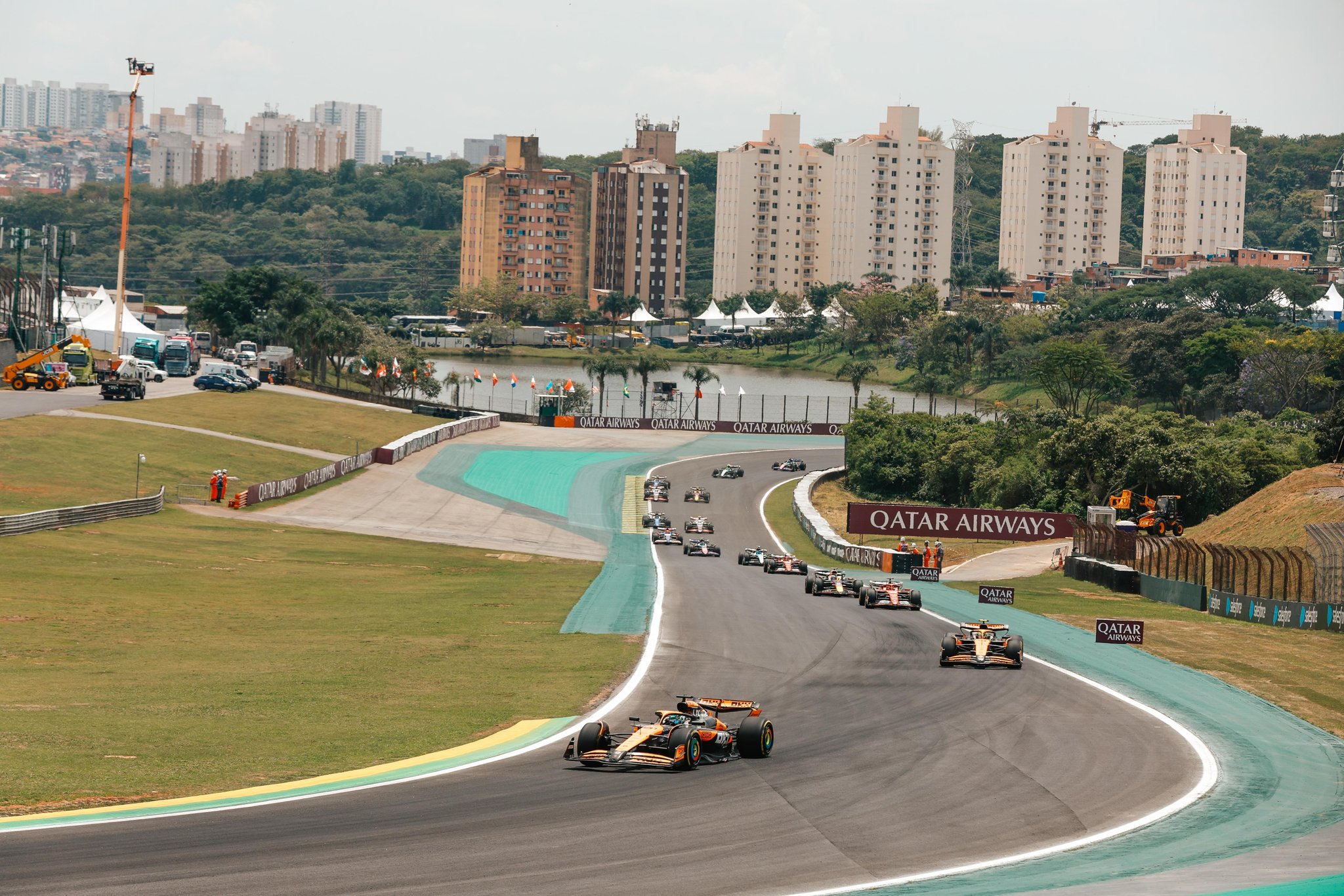 Oscar Piastri (McLaren) menant la course Sprint du Grand Prix du Brésil 2024 - ©️ McLaren