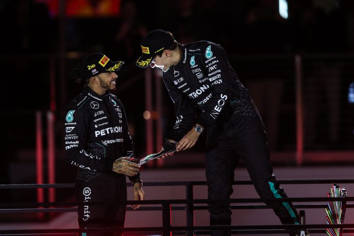 Lewis Hamilton (Mercedes) et George Russell (Mercedes) - ©️ Mercedes