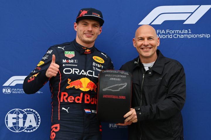 Max Verstappen (Red Bull) et Jacques Villeneuve - ©️ Red Bull Content Pool