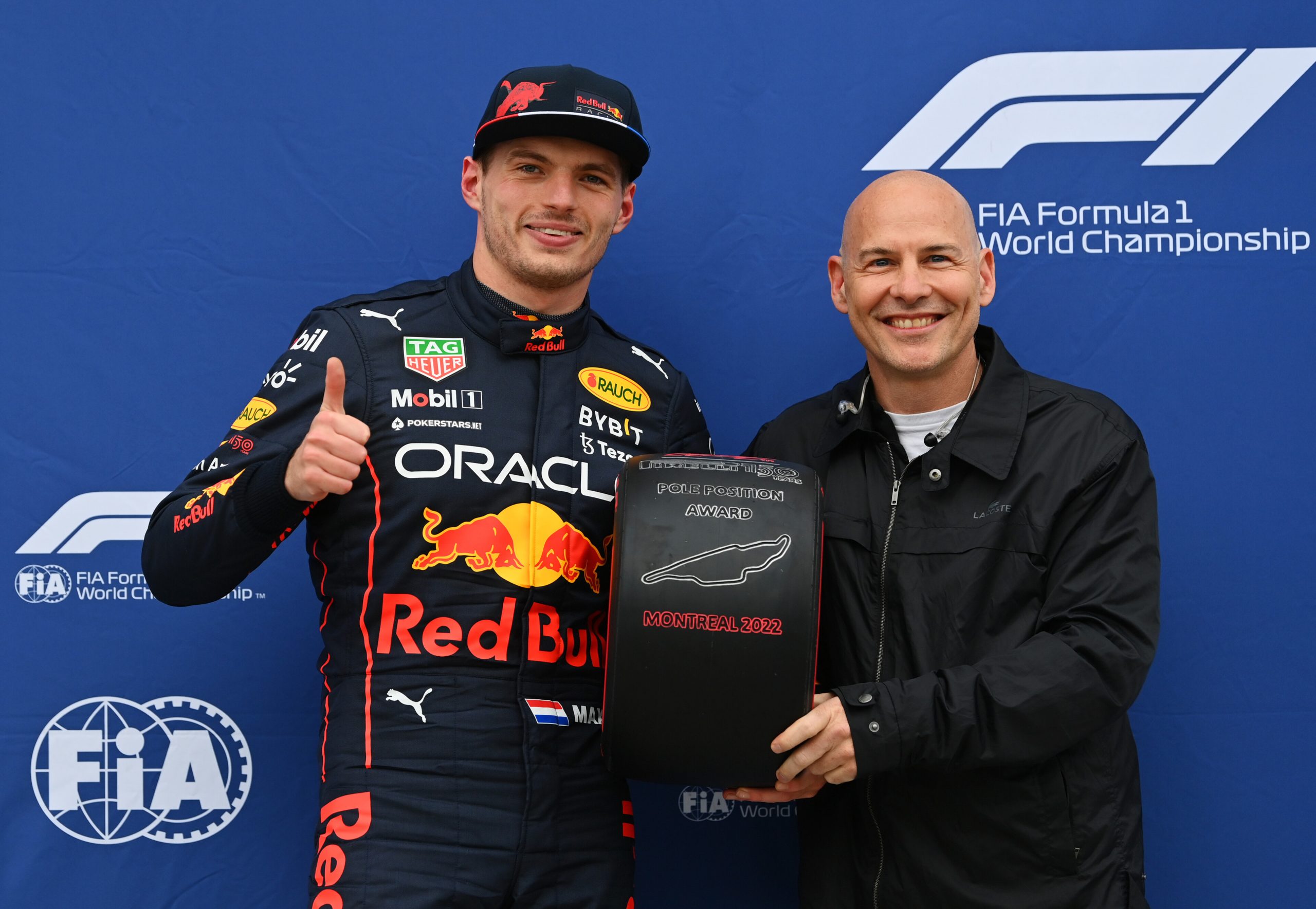 Max Verstappen (Red Bull) et Jacques Villeneuve - ©️ Red Bull Content Pool