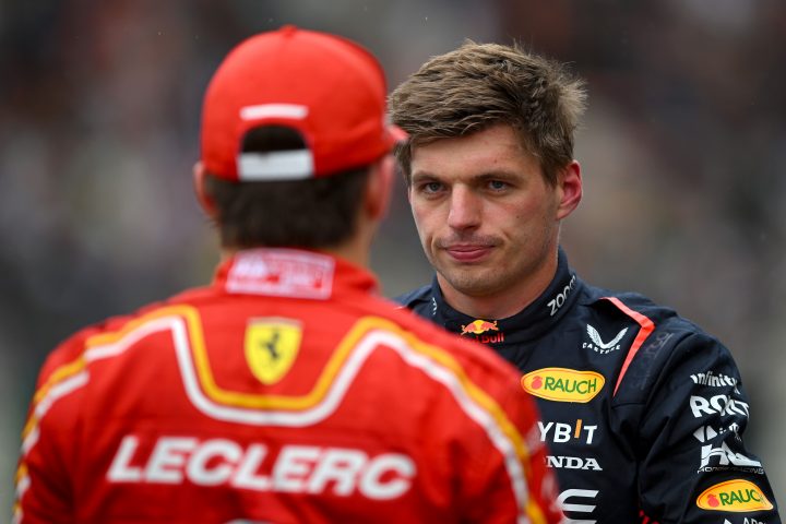 Max Verstappen (Red Bull) et Charles Leclerc (Ferrari) - ©️ Red Bull Content Pool