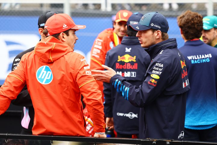 Charles Leclerc (Ferrari) et Max Verstappen (Red Bull) - ©️ Red Bull Content Pool