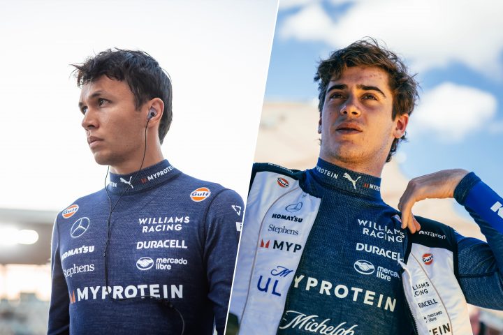 Alex Albon (Williams) / Franco Colapinto (Williams) - ©️ Williams (photos) / F1only (montage)