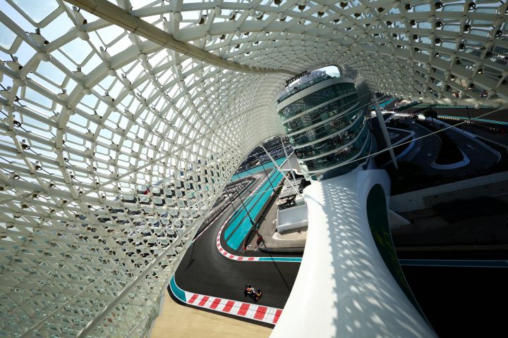 Sergio Pérez (Red Bull) lors du Grand Prix d'Abou Dhabi 2023 - ©️ Red Bull Content Pool