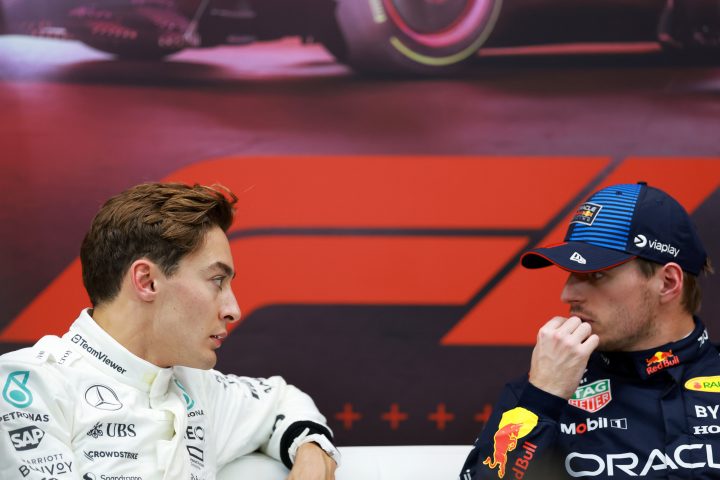 Russell & Verstappen - Grand Prix du Qatar - Red Bull Content Pool