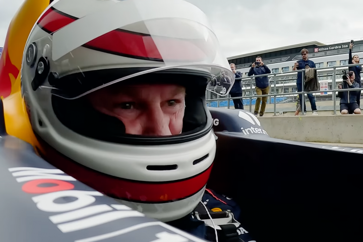 Christian Horner au volant d'une F1 - Red Bull Content Pool