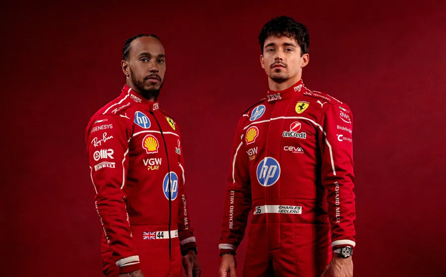 Lewis Hamilton et Charles Leclerc - Ferrari