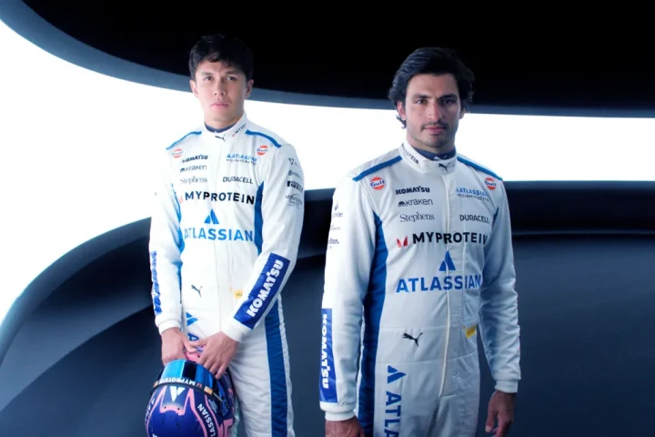 Carlos Sainz et Alex Albon - Atlassian Williams