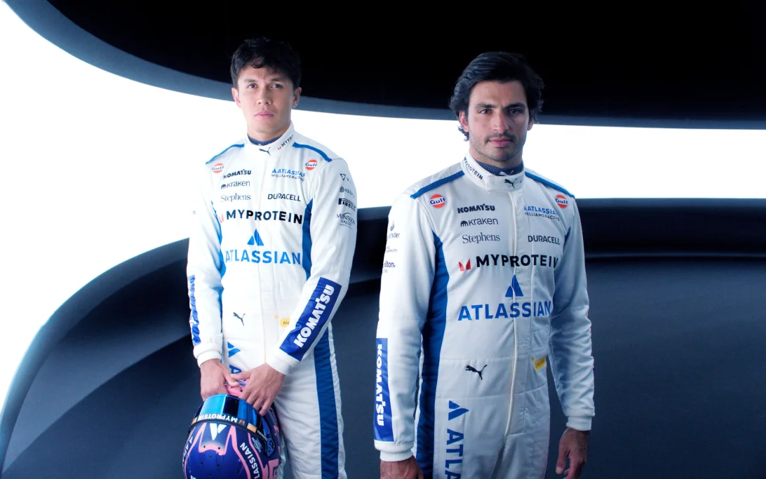 Carlos Sainz et Alex Albon - Atlassian Williams