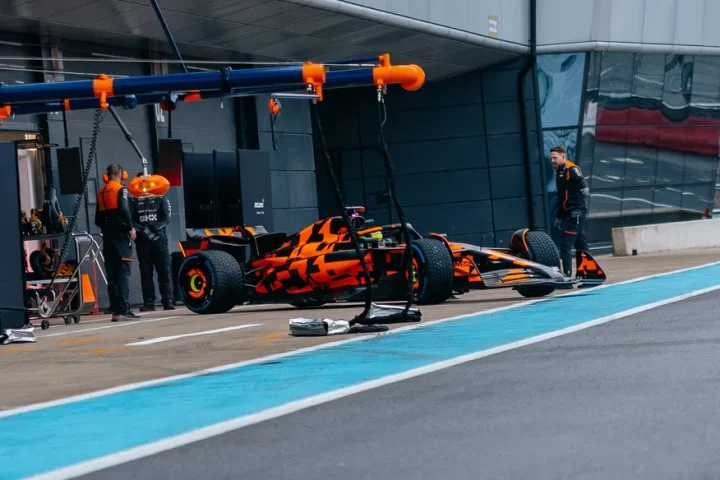 La MCL39 à Silverstone - McLaren