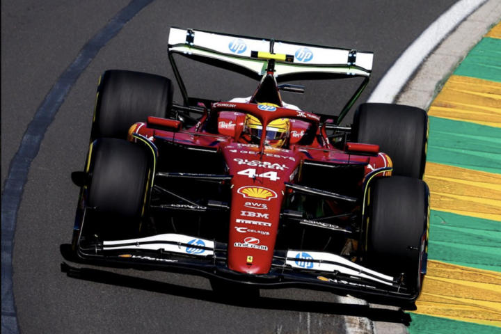 Lewis Hamilton - Australie - Ferrari