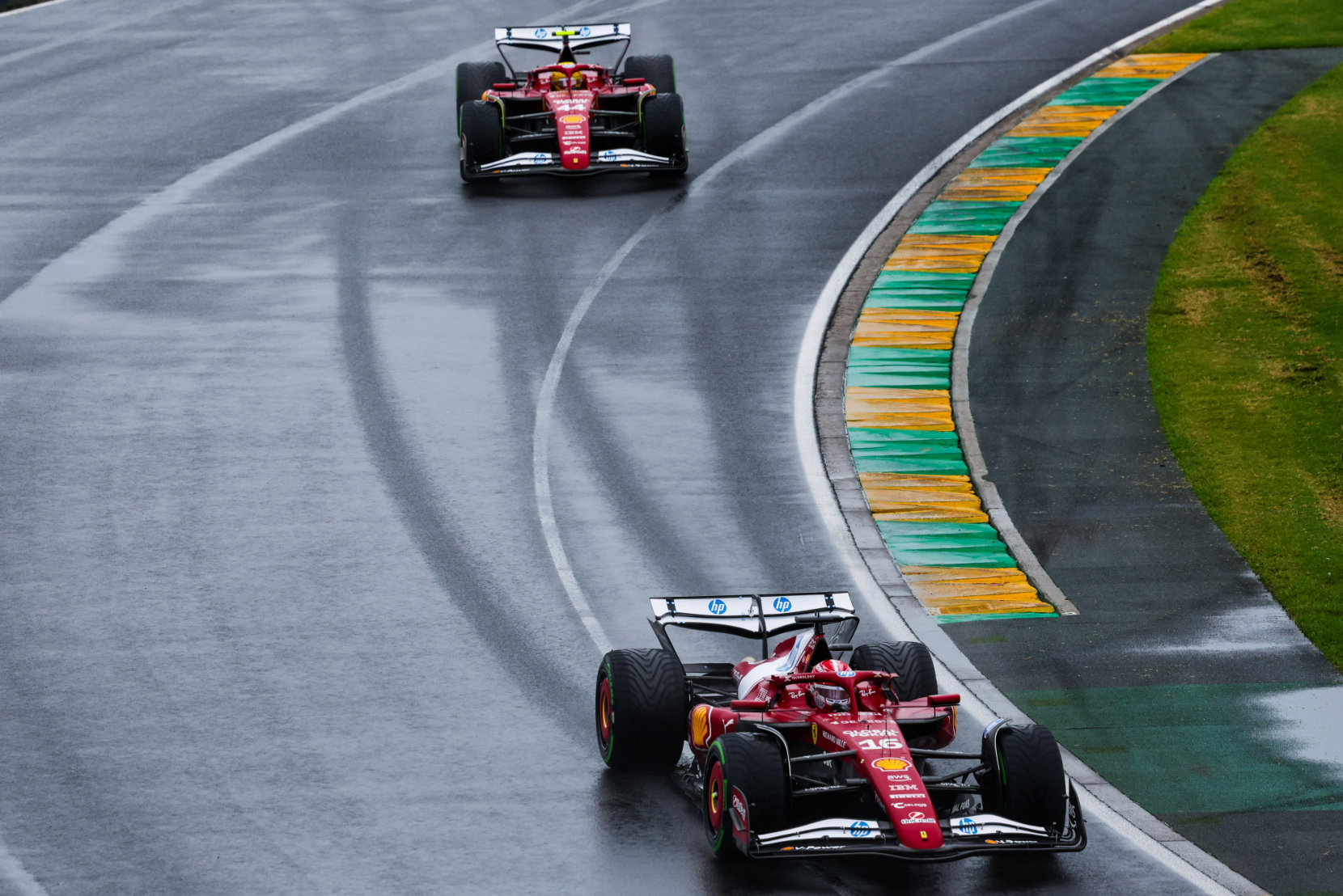 Charles Leclerc & Lewis Hamilton - Grand prix d'Australie - Ferrari