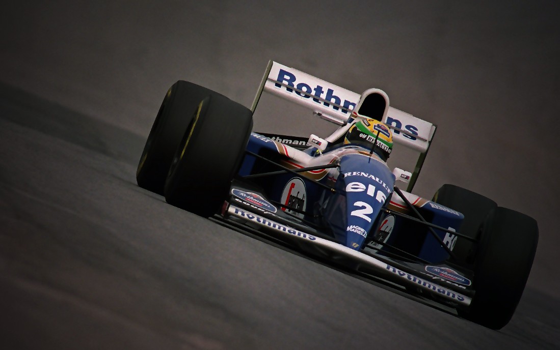 Ayrton Senna sur la Williams