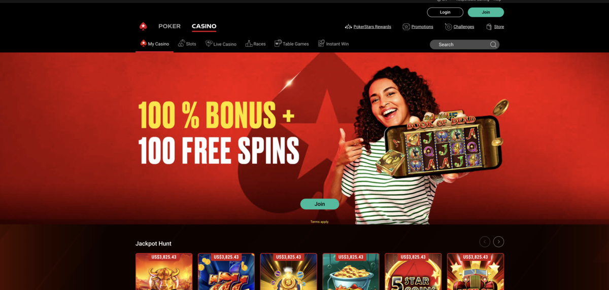 pokerstars casino
