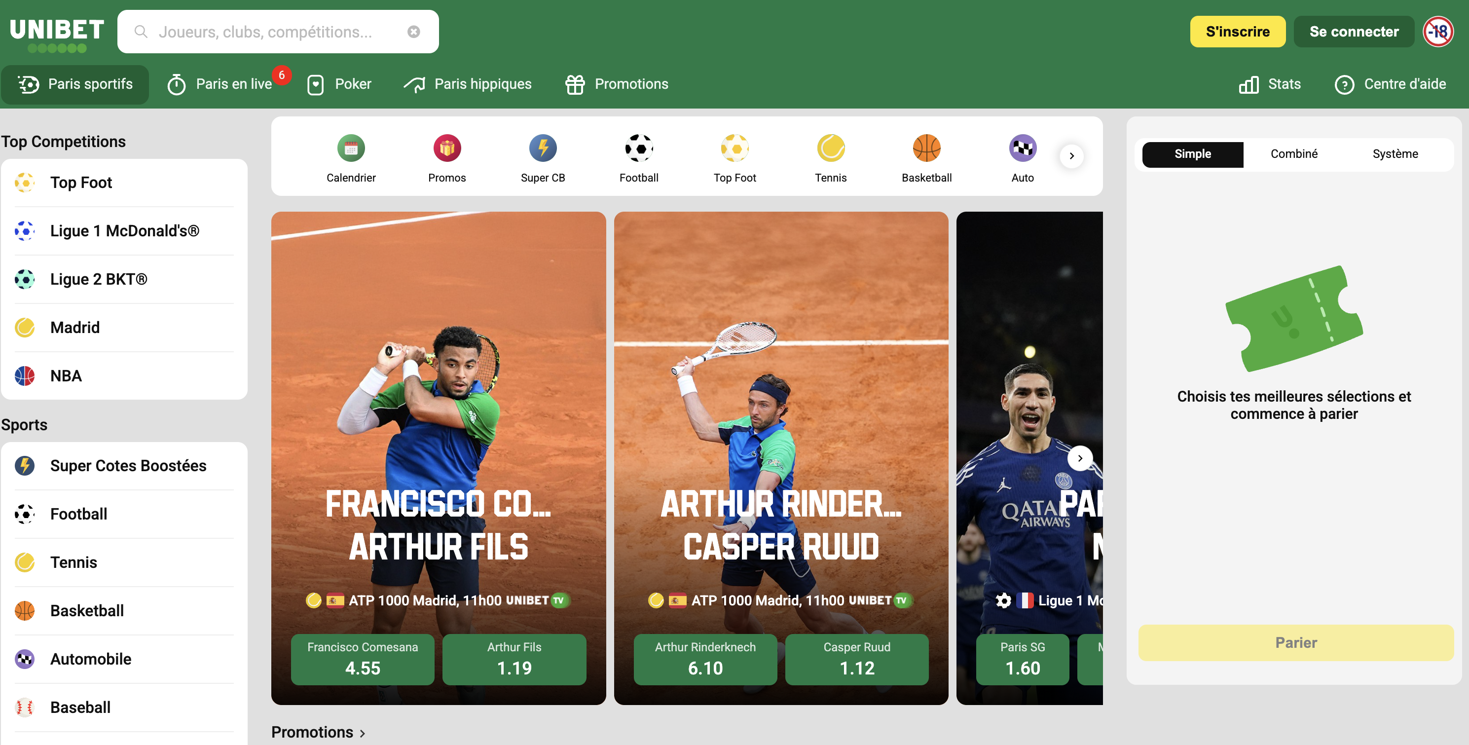 Unibet meilleur site de paris sportifs français