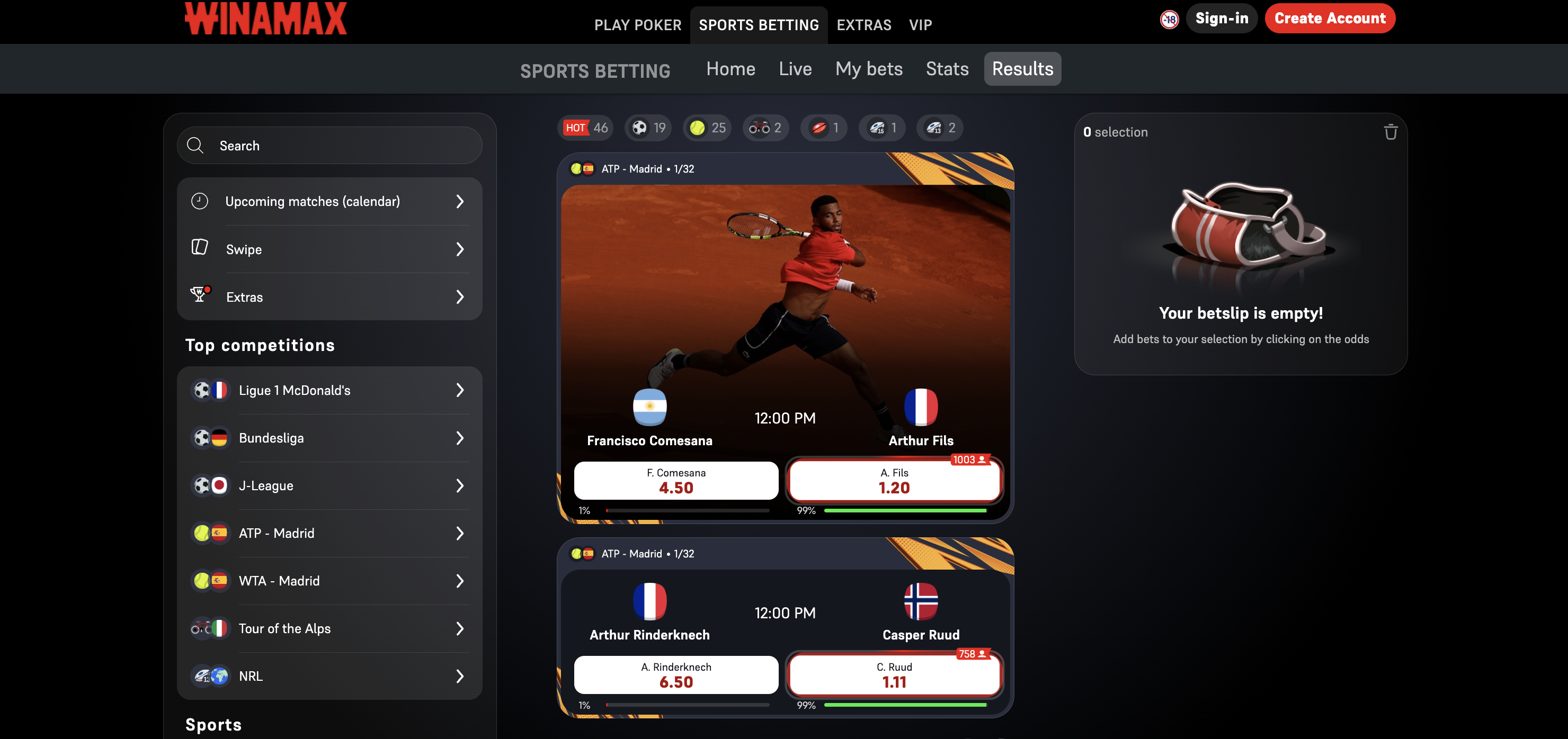 Winamax meilleur site de paris sportifs français