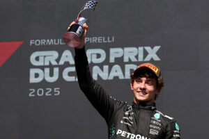 De grandes émotions pour Antonelli sur son premier podium en F1