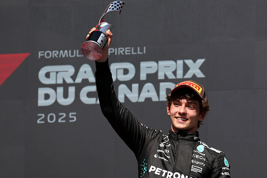 De grandes émotions pour Antonelli sur son premier podium en F1