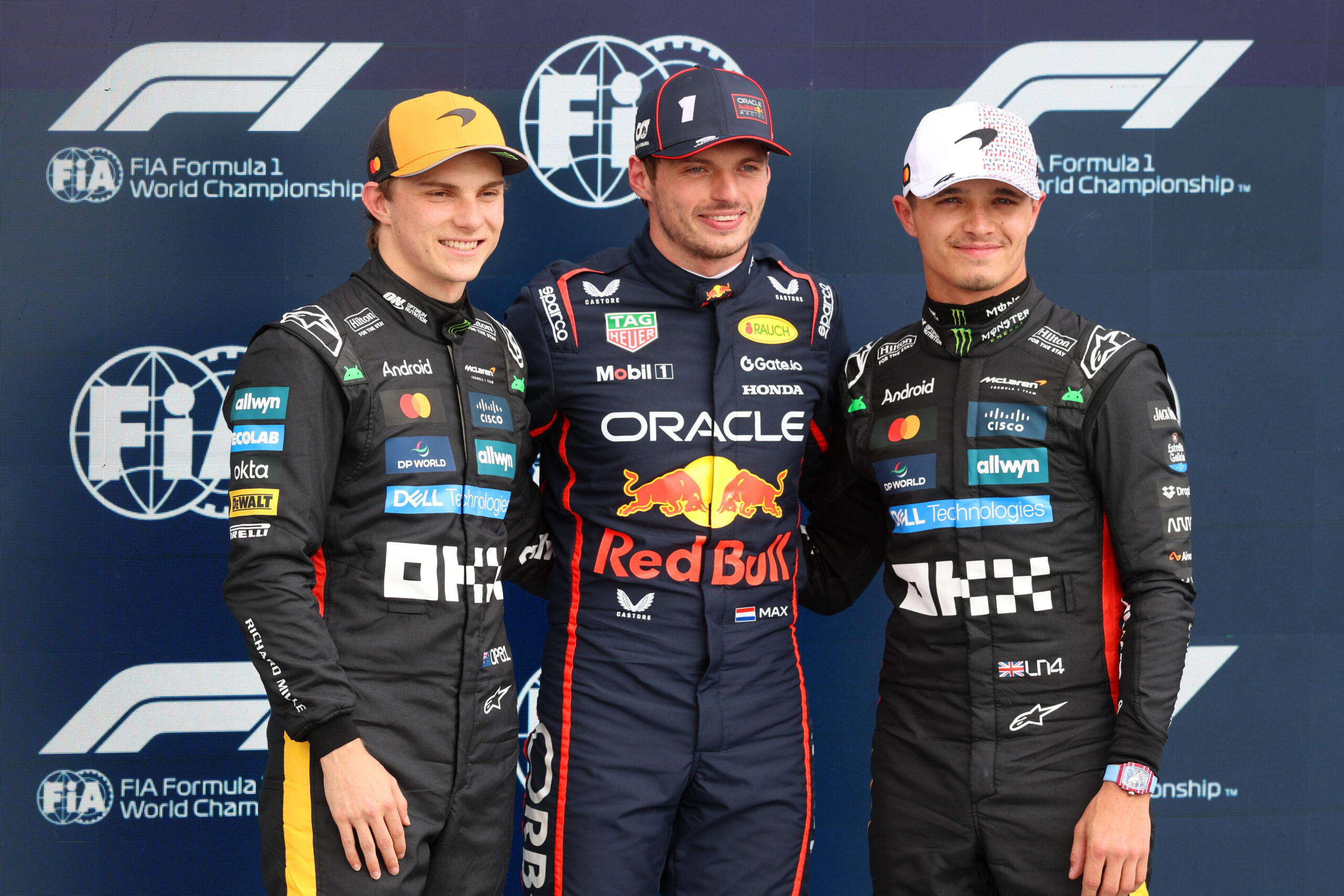La grille de départ F1 du Grand Prix de Grande-Bretagne