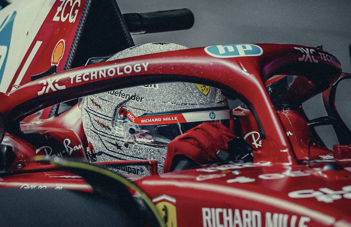 Hamilton satisfait de sa Ferrari après une première journée à Las Vegas