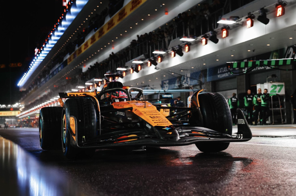 La grille de départ du Grand Prix de Las Vegas 2025