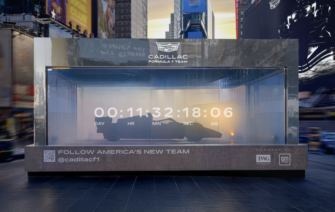 Cadillac dévoile sa livrée F1 2026 lors du Super Bowl